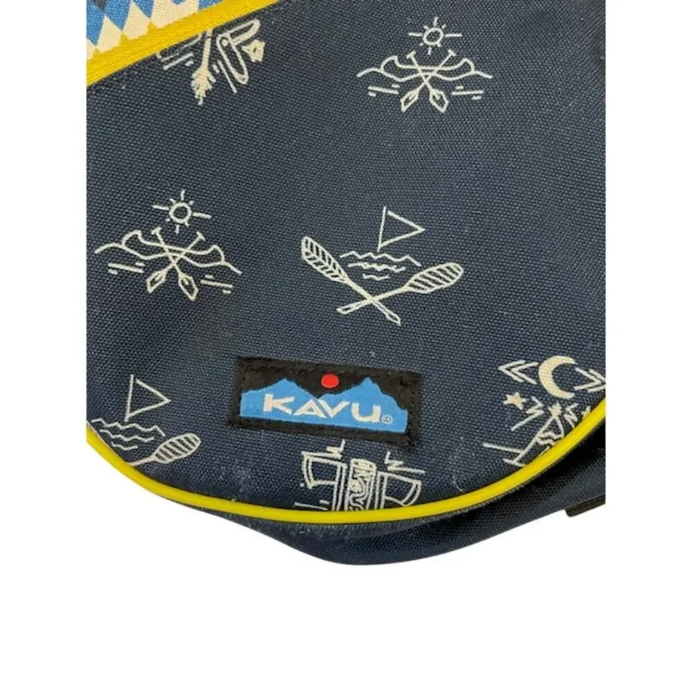 Kavu-Paxton Sling Pack W/Zig Zag Pattern & Graphic Print